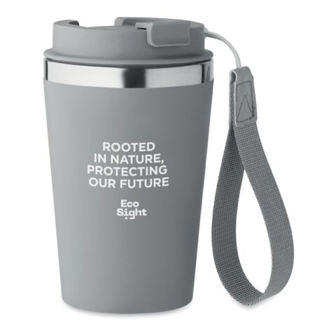 Doppelwandiger Trinkbecher 350 ml dunkelgrau | ohne Werbeanbringung | Nicht verfügbar | Nicht verfügbar | Nicht verfügbar