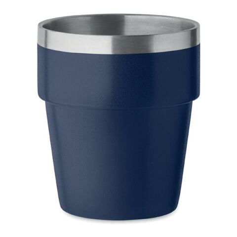 Doppelwandiger Trinkbecher 250 ml marineblau | ohne Werbeanbringung | Nicht verfügbar | Nicht verfügbar | Nicht verfügbar