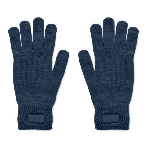 Gestrickte Handschuhe RPET marineblau | ohne Werbeanbringung | Nicht verfügbar | Nicht verfügbar | Nicht verfügbar