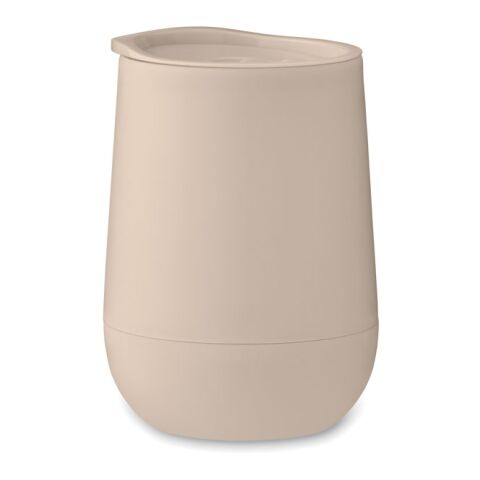 Doppelwandiger Becher 300ml beige | ohne Werbeanbringung | Nicht verfügbar | Nicht verfügbar