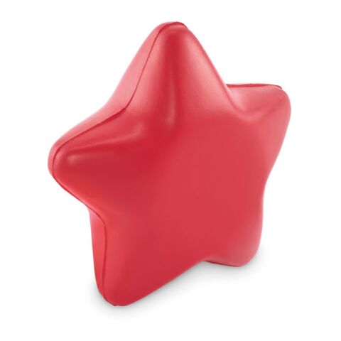 Werbeartikel Anti-Stress-Stern – rot – mit Logo bedruckt