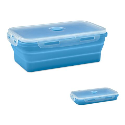 Faltbare Lunchbox 1200ml himmelblau | ohne Werbeanbringung | Nicht verfügbar | Nicht verfügbar | Nicht verfügbar