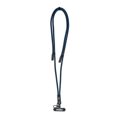Werbeartikel 60W Lanyard-Ladekabel | marineblau | mit Logo bedrucken