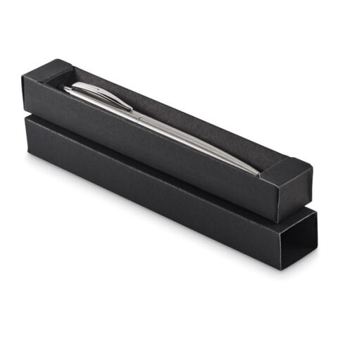 Werbeartikel Druckkugelschreiber – transparent grau – mit Logo bedruckt