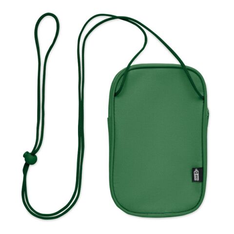 Crossbody-Reisetasche RPET grün | ohne Werbeanbringung | Nicht verfügbar | Nicht verfügbar | Nicht verfügbar
