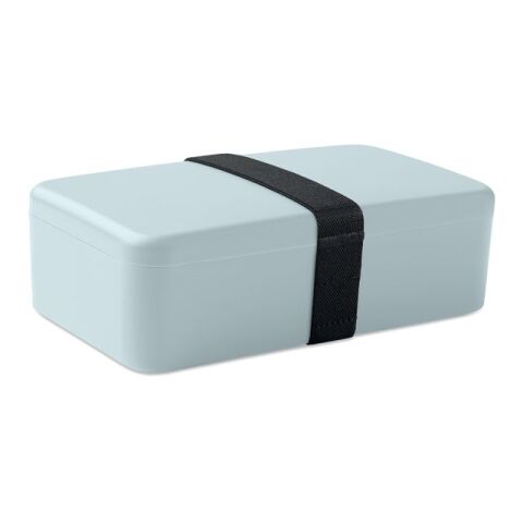 Werbeartikel Lunchbox PP 750 ml – himmelblau – mit Logo bedruckt