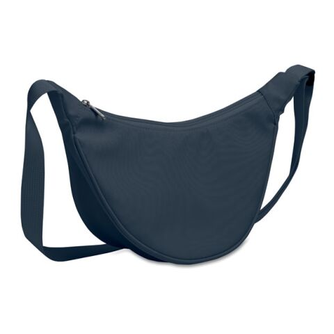 Werbeartikel Half-Moon Umhängetasche – blau – mit Logo bedruckt