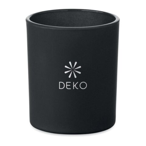 Werbeartikel Kerze aus Pflanzenwachs 80 g | schwarz | mit Logo bedrucken