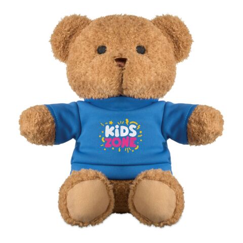 Teddybär mit T-Shirt 23cm blau | ohne Werbeanbringung | Nicht verfügbar | Nicht verfügbar | Nicht verfügbar