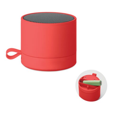 Werbeartikel Bluetooth Lautsprecher 5.1 – rot – mit Logo bedruckt 3W Mono-Sound kompakt für Messen & Events