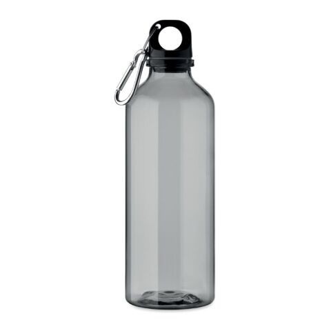 Werbeartikel Trinkflasche RPET 500ml – transparent grau – mit Logo bedruckt