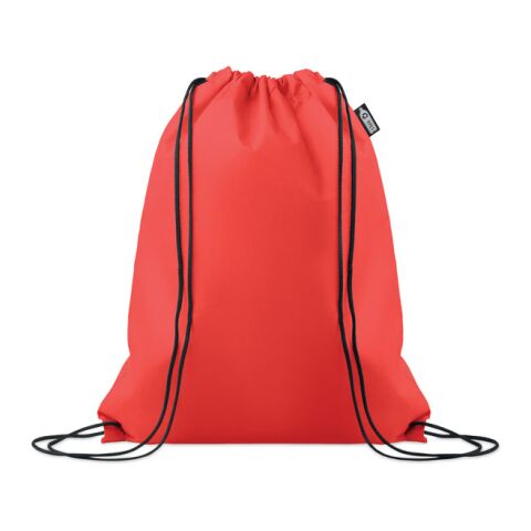 Werbeartikel Beutel mit Kordelzug Non Woven – rot – mit Logo bedruckt