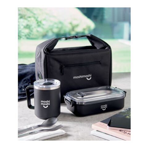 Kühltasche 600D RPET schwarz | ohne Werbeanbringung | Nicht verfügbar | Nicht verfügbar | Nicht verfügbar