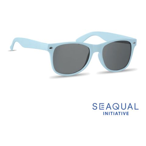 Werbeartikel SEAQUAL®-Sonnenbrille – himmelblau – mit Logo bedruckt