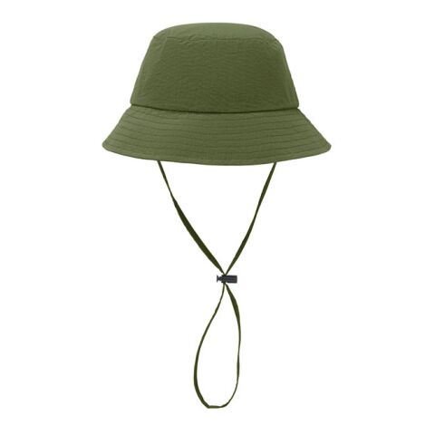 Werbeartikel Fisherman-Hat – armeegrün – mit Logo bedruckt
