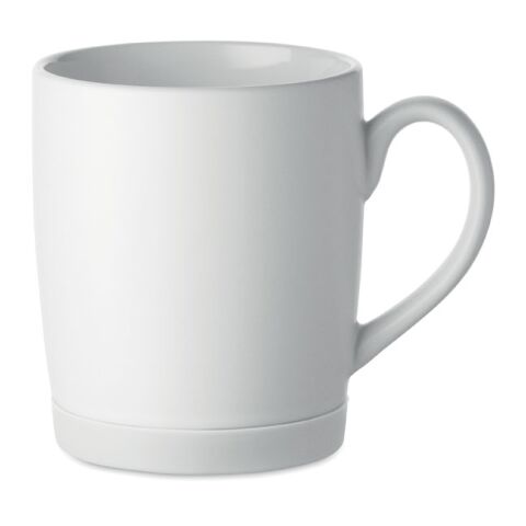 Werbeartikel Keramikbecher 300 ml – weiß – mit Logo bedruckt
