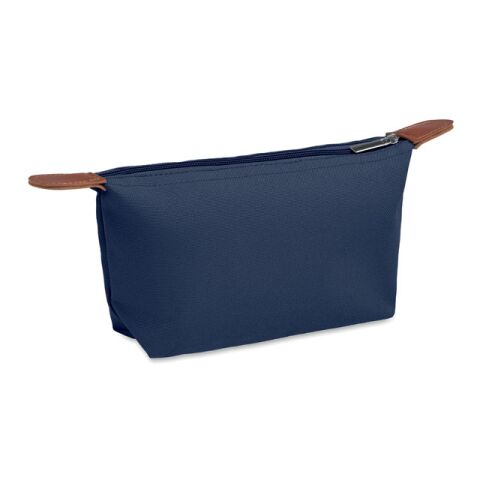 Kosmetiktasche 600D RPET blau | ohne Werbeanbringung | Nicht verfügbar | Nicht verfügbar | Nicht verfügbar