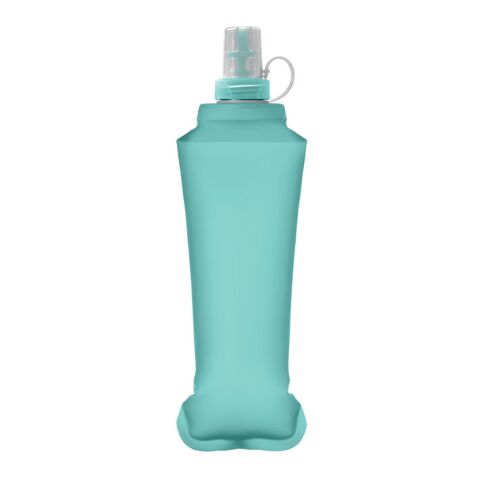 Werbeartikel Faltbare Wasserflasche 500ml – türkis