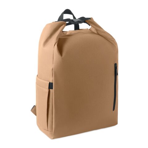 15'' Rolltop-Laptop-Rucksack khaki | ohne Werbeanbringung | Nicht verfügbar | Nicht verfügbar | Nicht verfügbar