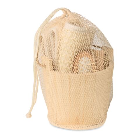 Bade-Set holzfarben