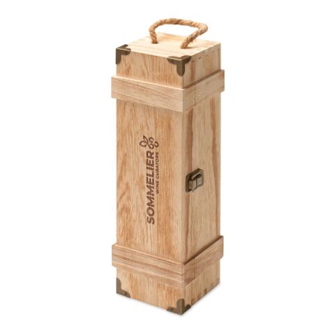 Weinkiste Paulownia-Holz holzfarben