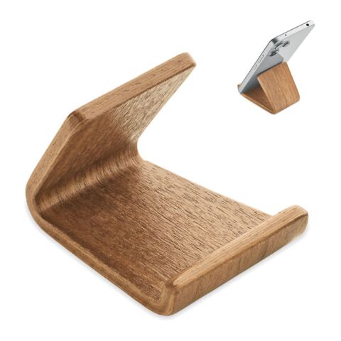 Smartphone-Halter Holz holzfarben
