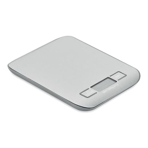 Mitarbeitergeschenk Küchenwaage Edelstahl – silber – mit Logo bedruckt 5kg als präzise digitale Feinwaage für Gastronomie, Bars & Restaurants