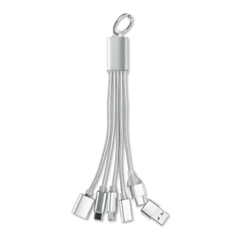 3in1 Ladekabel silber | ohne Werbeanbringung | Nicht verfügbar | Nicht verfügbar | Nicht verfügbar