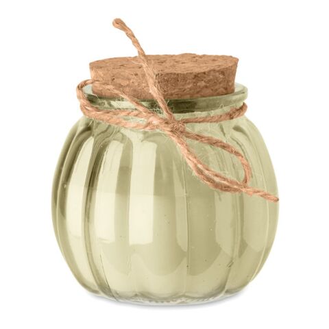 Kerze aus Pflanzenwachs beige