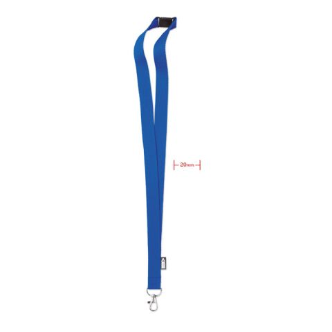 Lanyard RPET 20mm königsblau | ohne Werbeanbringung | Nicht verfügbar | Nicht verfügbar | Nicht verfügbar