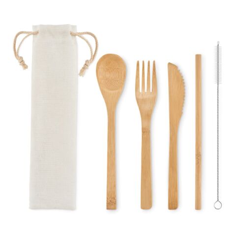 Besteck-Set Bambus 5-teilig
