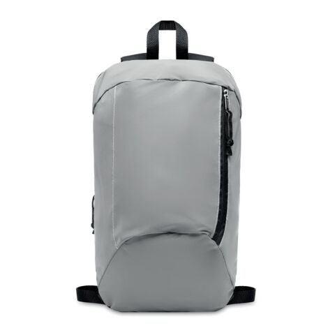 Reflektierender Rucksack 600D mattsilber | ohne Werbeanbringung | Nicht verfügbar | Nicht verfügbar