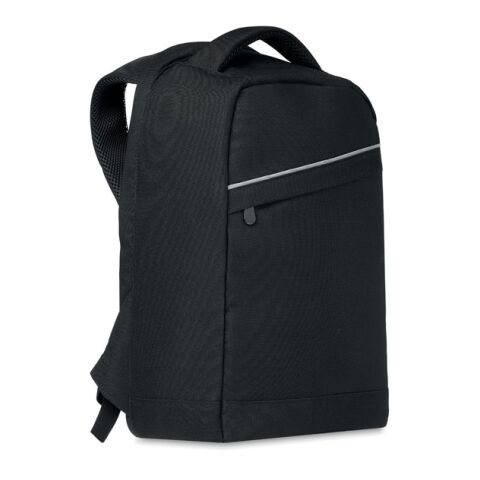Rucksack 600D RPET mit Laptopfach schwarz | ohne Werbeanbringung | Nicht verfügbar | Nicht verfügbar | Nicht verfügbar