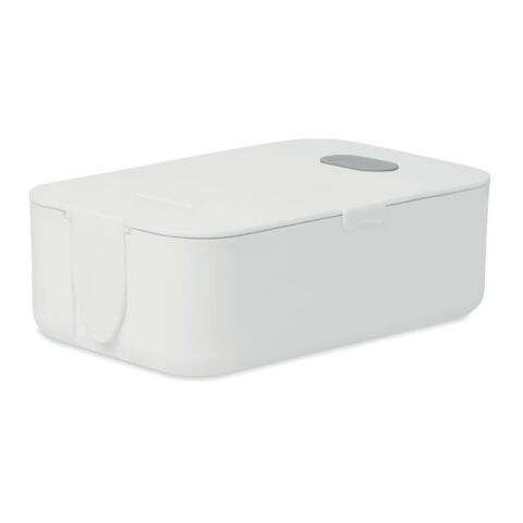 Lunchbox PP mit Smartphone-Halter weiß | ohne Werbeanbringung | Nicht verfügbar | Nicht verfügbar | Nicht verfügbar
