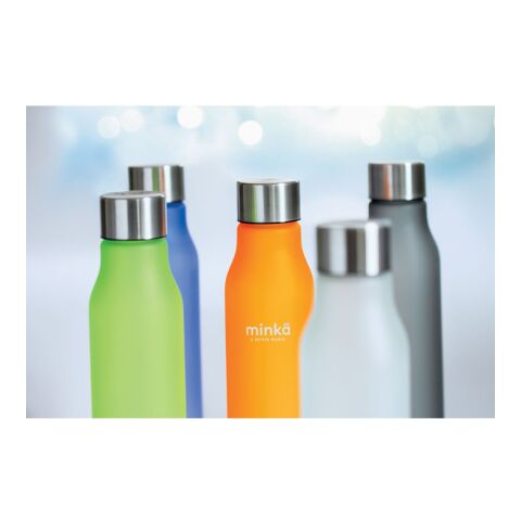 Trinkflasche RPET 600ml transparent weiß | ohne Werbeanbringung | Nicht verfügbar | Nicht verfügbar