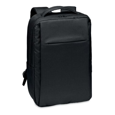 Laptop Rucksack 300D RPET &quot;Seoul&quot; schwarz | ohne Werbeanbringung | Nicht verfügbar | Nicht verfügbar | Nicht verfügbar