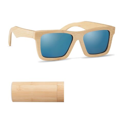 Sonnenbrille mit Köcher holzfarben | ohne Werbeanbringung | Nicht verfügbar | Nicht verfügbar | Nicht verfügbar