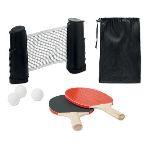 Tischtennis-Set schwarz | ohne Werbeanbringung | Nicht verfügbar | Nicht verfügbar | Nicht verfügbar