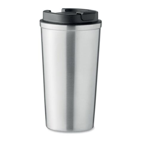 Firmengeschenk Thermobecher MO6579 – mattsilber – mit Logodruck 510 ml für das Mitarbeiter-Onboarding und die Büroküche