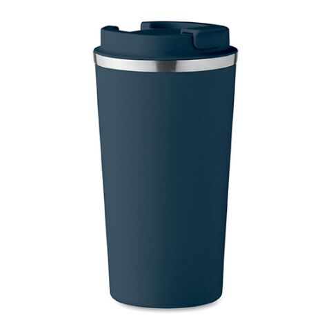 Werbeartikel Doppelwandiger Becher 510 ml   MO6579 – marineblau – mit Logo bedruckt