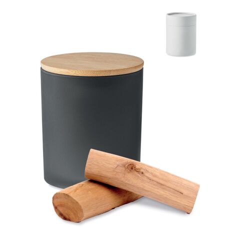 Werbeartikel Kerze im Glas 120 g | schwarz | mit Logo bedrucken