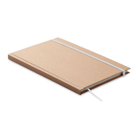Nachhaltiger Werbeartikel DIN A5 Notizbuch 200 Blatt – transparent – mit Logo bedruckt