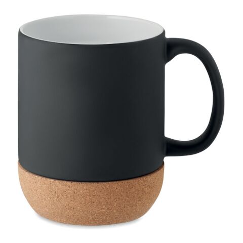 Kaffeebecher mit  Kork 300 ml schwarz | ohne Werbeanbringung | Nicht verfügbar | Nicht verfügbar