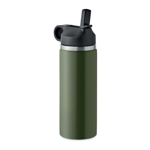 Doppelwandige Flasche 500 ml aus recyceltem Edelstahl dunkelgrün | ohne Werbeanbringung | Nicht verfügbar | Nicht verfügbar | Nicht verfügbar