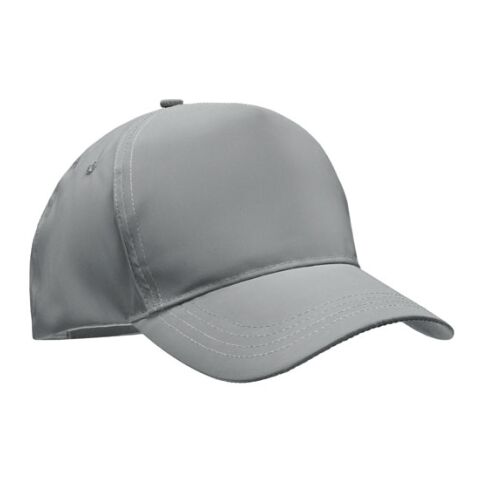 Baseball Kappe 5 Panels aus Polyester mattsilber | ohne Werbeanbringung | Nicht verfügbar | Nicht verfügbar | Nicht verfügbar