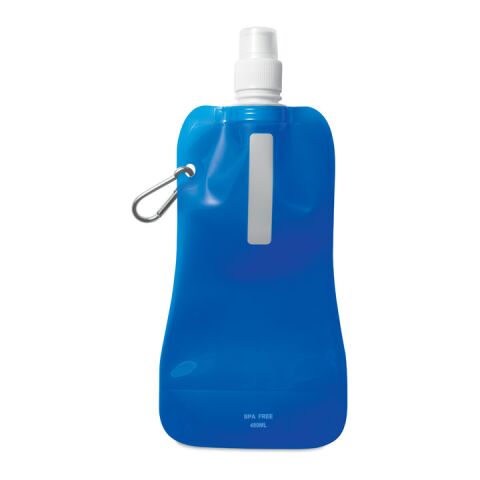 Faltbare Wasserflasche transparent-blau | ohne Werbeanbringung | Nicht verfügbar | Nicht verfügbar
