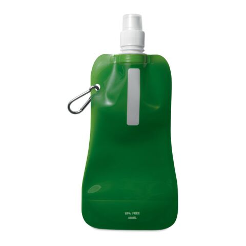 Faltbare Wasserflasche transparent-grün | ohne Werbeanbringung | Nicht verfügbar | Nicht verfügbar