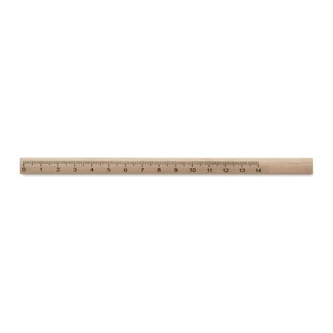 Zimmermanns-Bleistift mit Lineal holzfarben | ohne Werbeanbringung | Nicht verfügbar | Nicht verfügbar