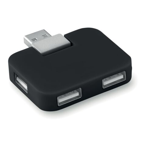 4 Port USB Hub ABS schwarz | ohne Werbeanbringung | Nicht verfügbar | Nicht verfügbar | Nicht verfügbar