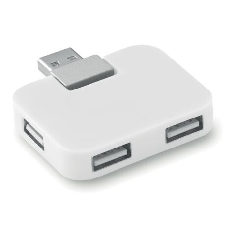 4 Port USB Hub ABS weiß | ohne Werbeanbringung | Nicht verfügbar | Nicht verfügbar | Nicht verfügbar